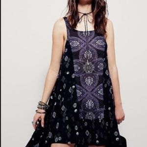 Free People Multi Charcoal Combo Sleeveless Slip On Printed Short Casual XS